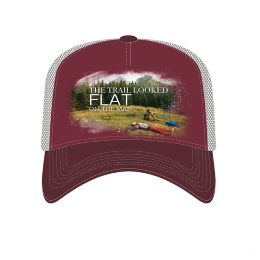 The mountain Appalachian Trail Hiking Adult Trucker Hat NWT